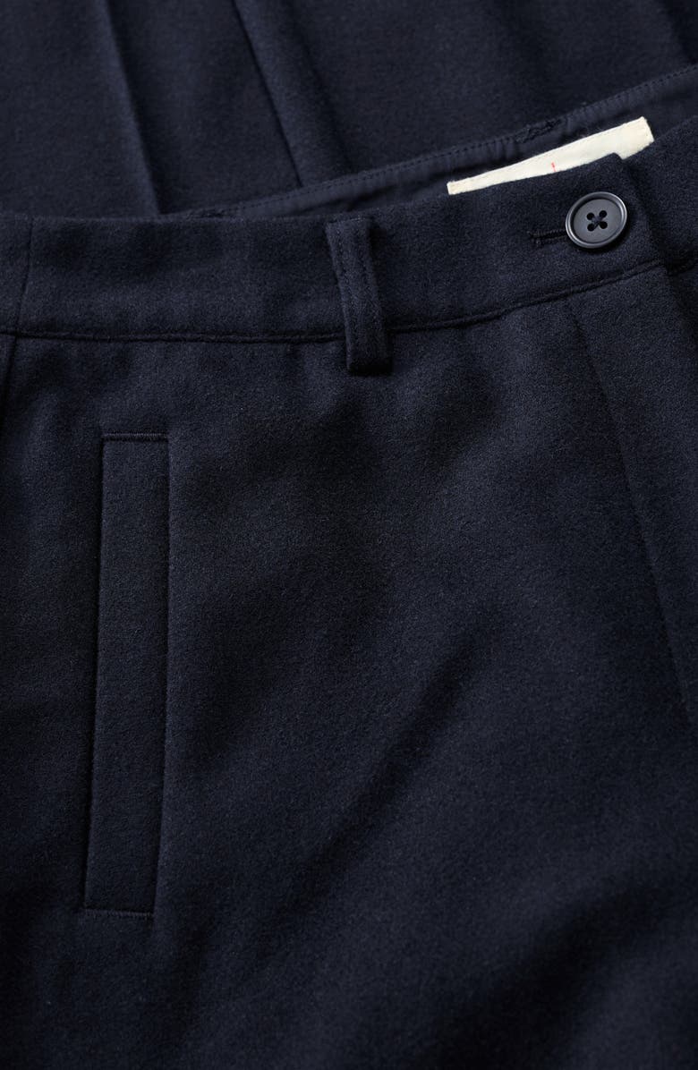 Seasalt Cornwall Lowena Straight Leg Recycled Wool Blend Pants, Alternate, color, Maritime