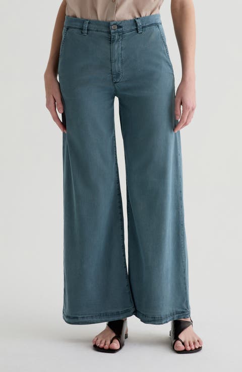 Caden Twill Wide Leg Pants