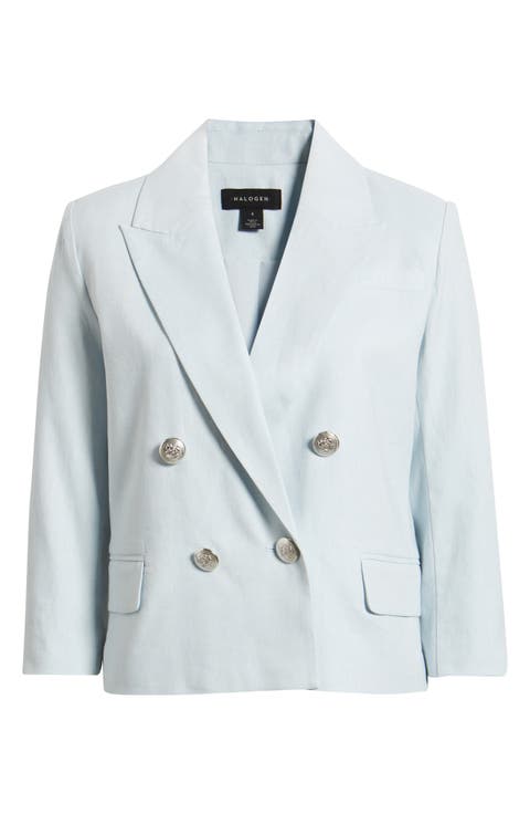 Double Breasted Crop Blazer