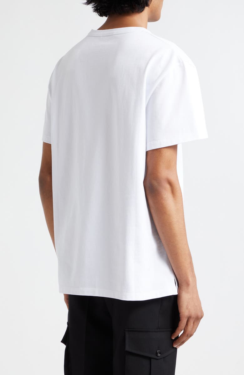 McQueen Skull Photo Graphic T-Shirt, Alternate, color, 