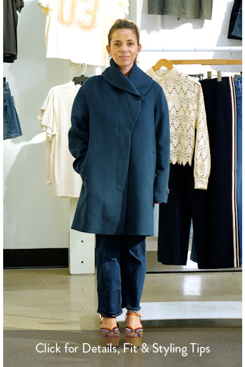 Elsa Wool Blend Coat video