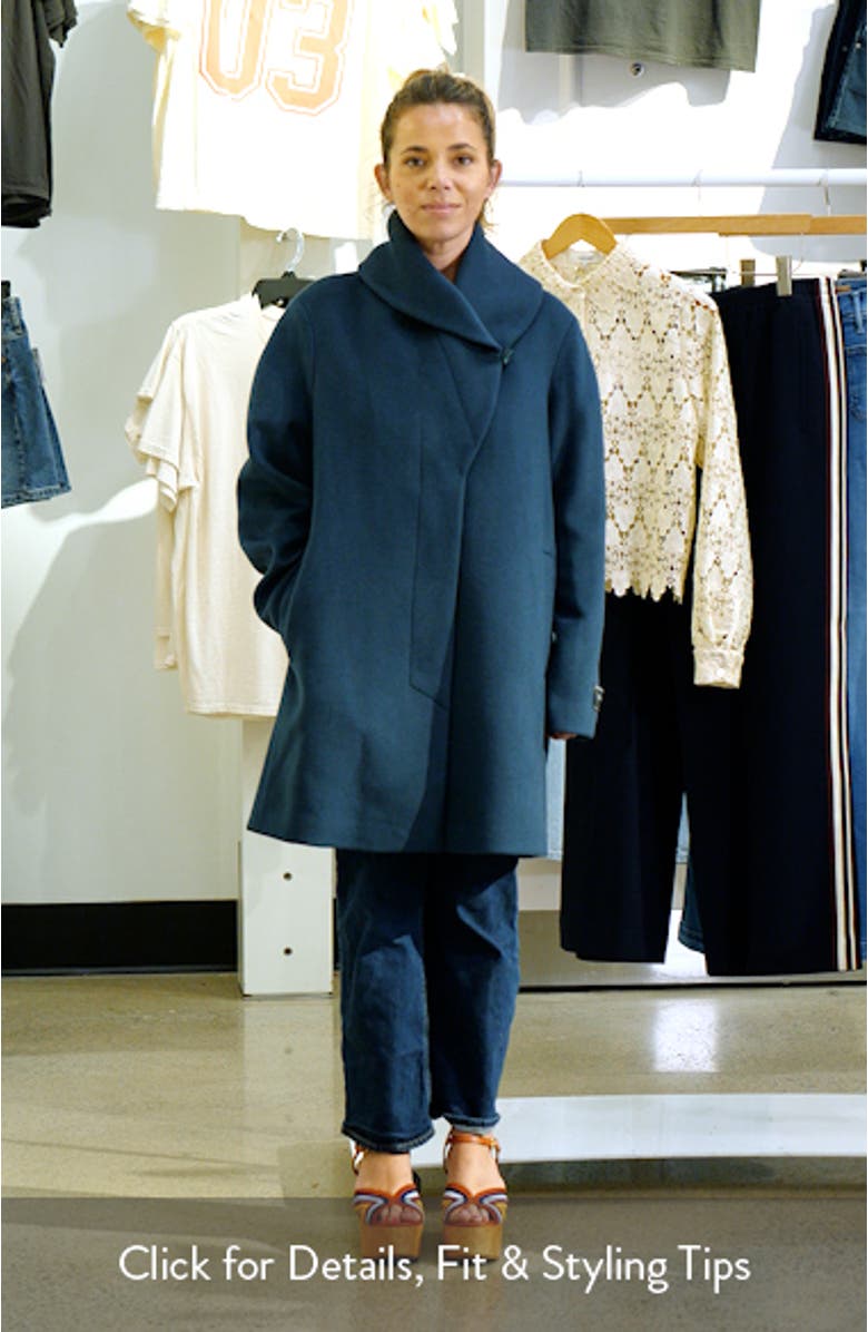 Elsa Wool Blend Coat, sales video thumbnail