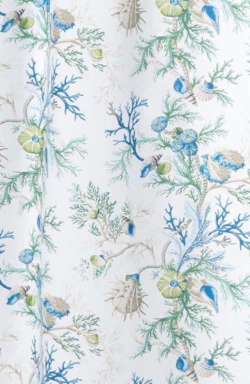 Matouk Del Tesoro Shower Curtain In Sea