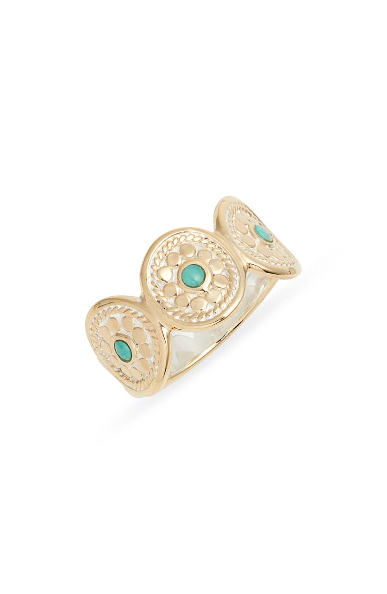 Anna Beck Flora Multidisc Ring, Main, color, Gold