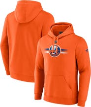 FANATICS Men's Fanatics Branded Orange New York Islanders Authentic Pro Secondary Pullover Hoodie