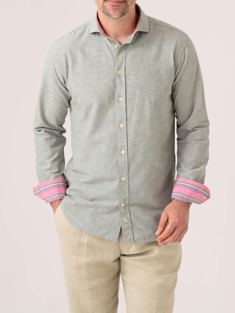 Cotton Linen Long Sleeve Shirt