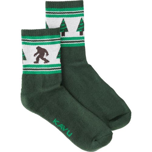 Kavu Robot Sock In Green