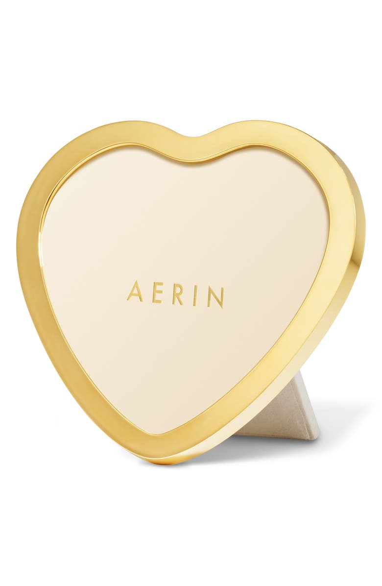 Aerin Martin Heart Goldtone Frame, Main, color, Gold