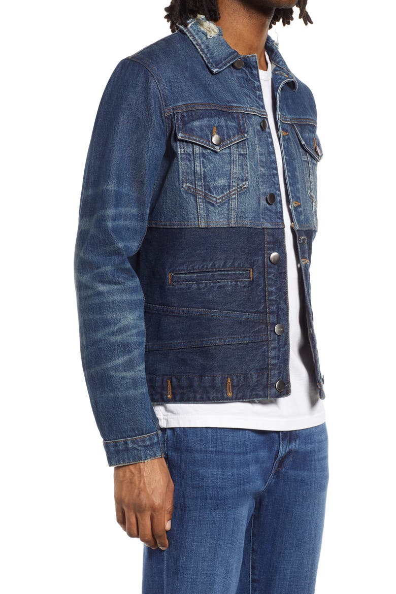 Inverted Heritage Denim Jacket, Alternate, color, ENZO