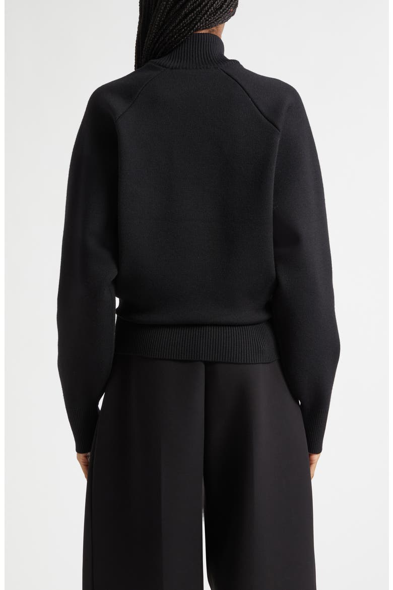 Le Lavande Bomber Cardigan, Alternate, color, BLACK