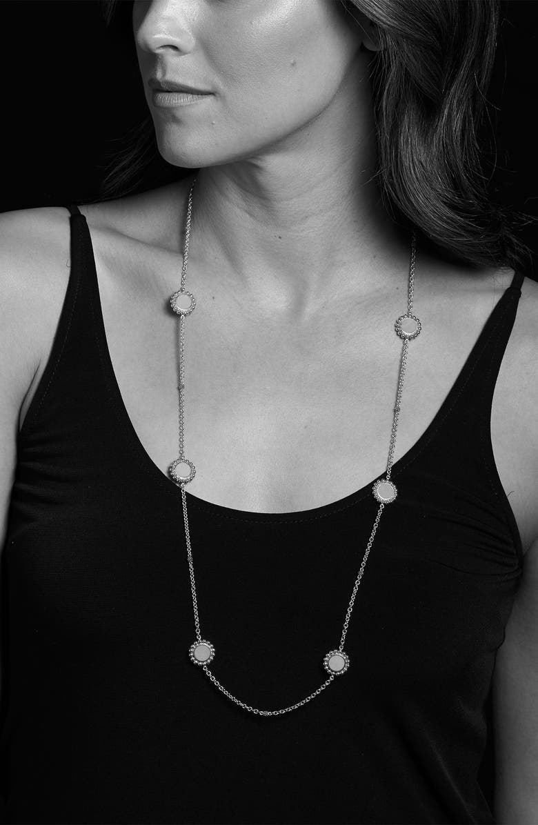 LAGOS Maya Circle Station Necklace, Alternate, color,