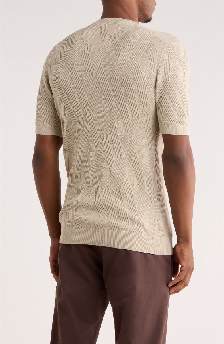 DENIM AND FLOWER Sweater T-Shirt, Alternate, color, Sand Textured