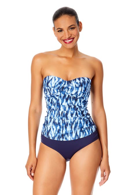 Women's Tiger Dance Twist Front Bandeaukini Swim Top