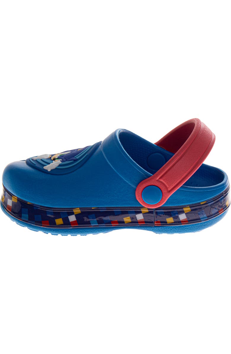 Sonic the Hedgehog Clogs, Alternate, color, Blue Red