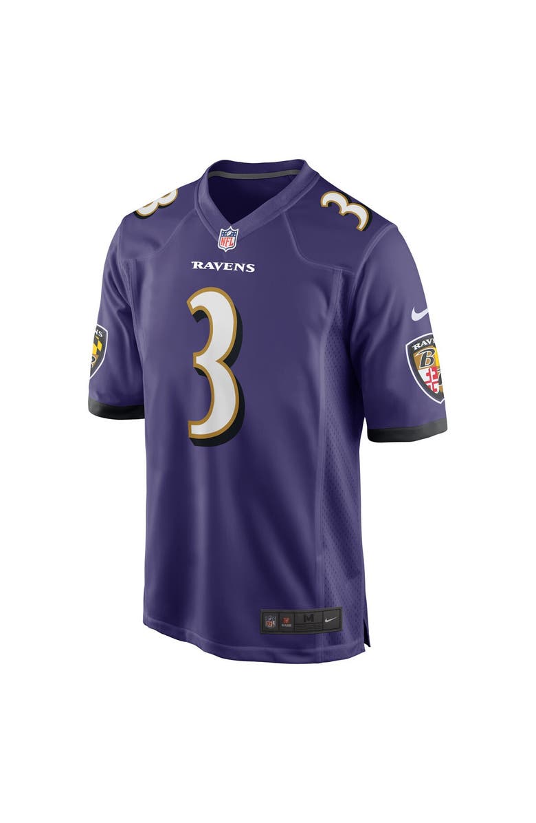 Nike Men's Nike Odell Beckham Jr. Purple Baltimore Ravens Game Jersey, Alternate, color, 