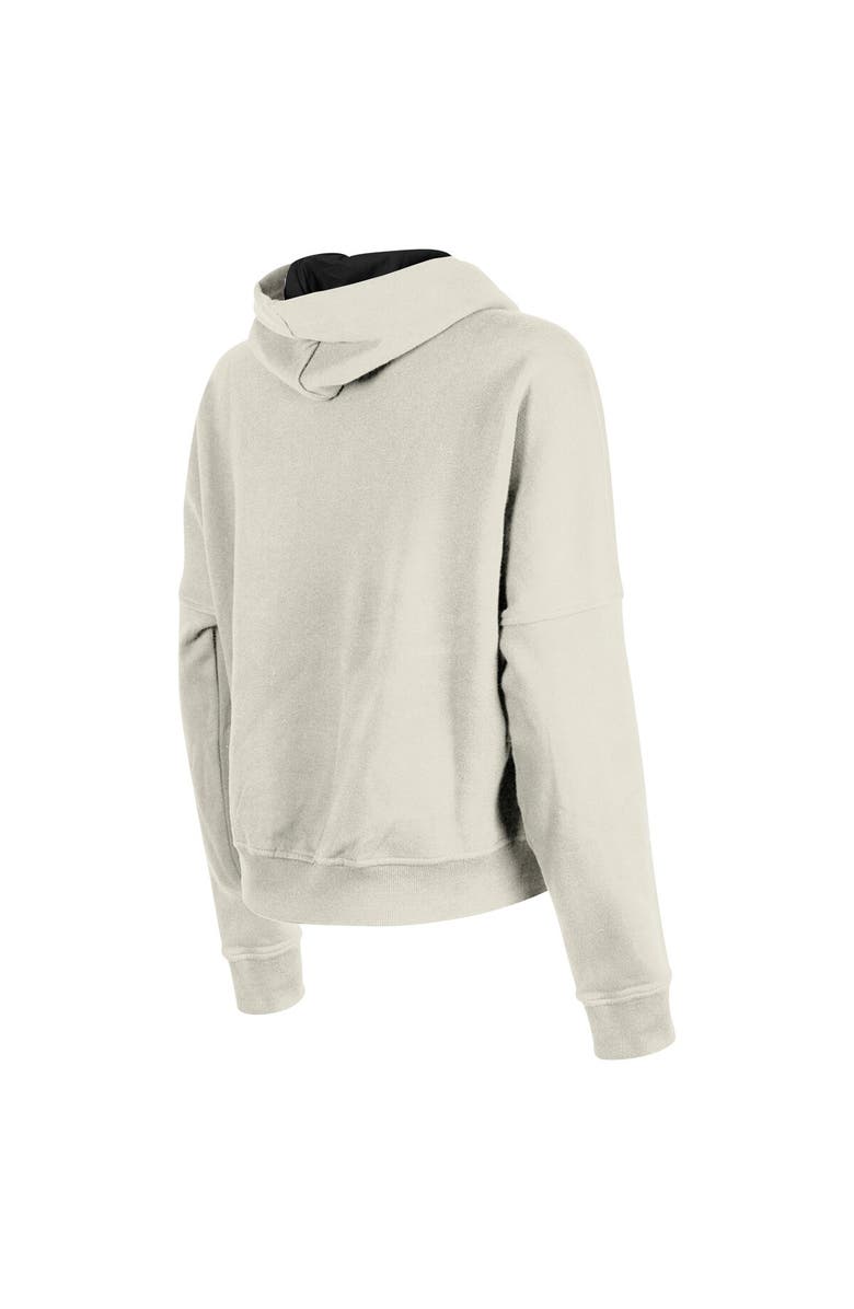 New Era Women's New Era Cream Philadelphia Eagles 3rd Down Historic Pullover Hoodie, Alternate, color, 