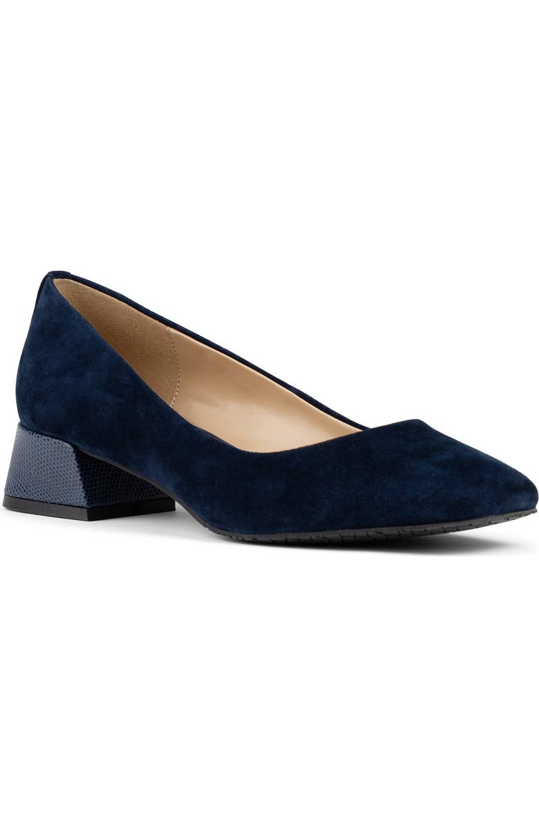 NYDJ Teddie Square Toe Pump, Main, color, Navy