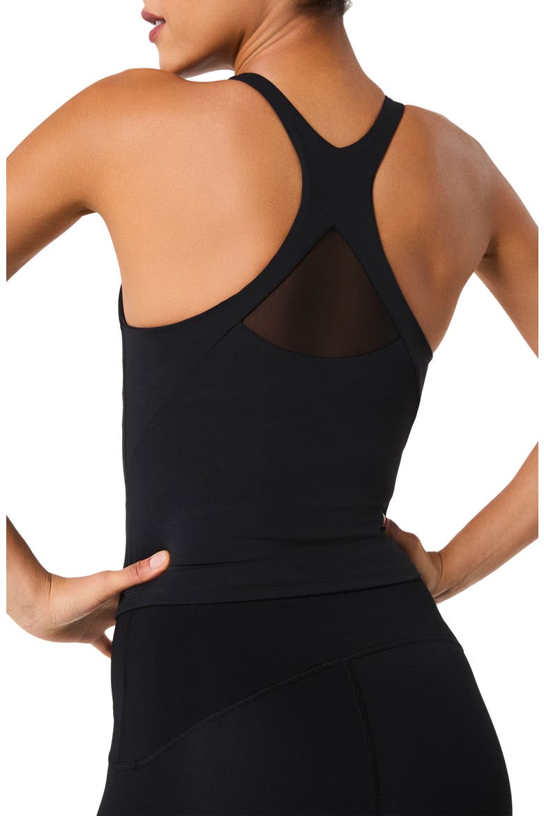 Get Moving V-Neck Active Tank, Alternate, color, VERY BLACK