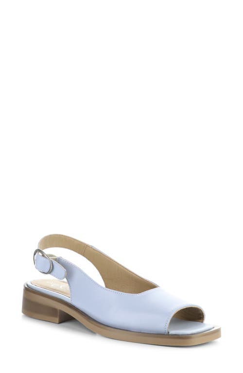 Bos. & Co. Elena Slingback Flat In Blue