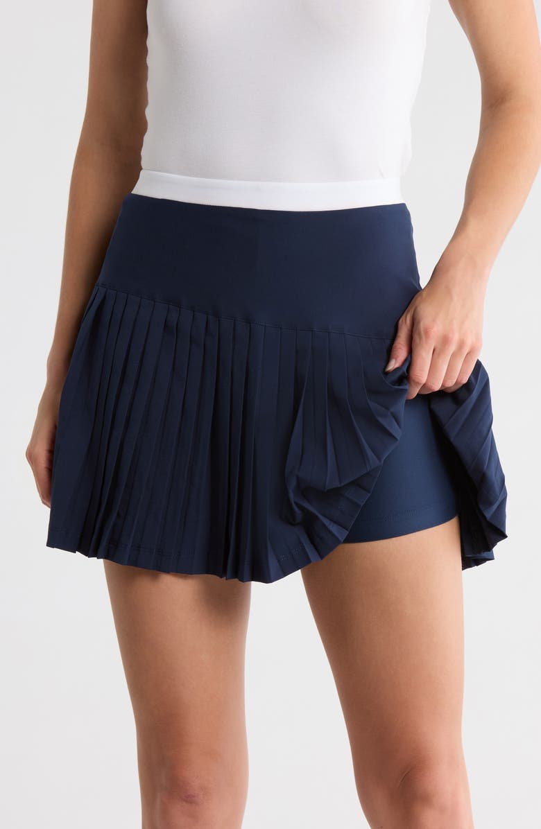 Original Penguin Asymmetric Pleated Tennis Skort, Alternate, color, 