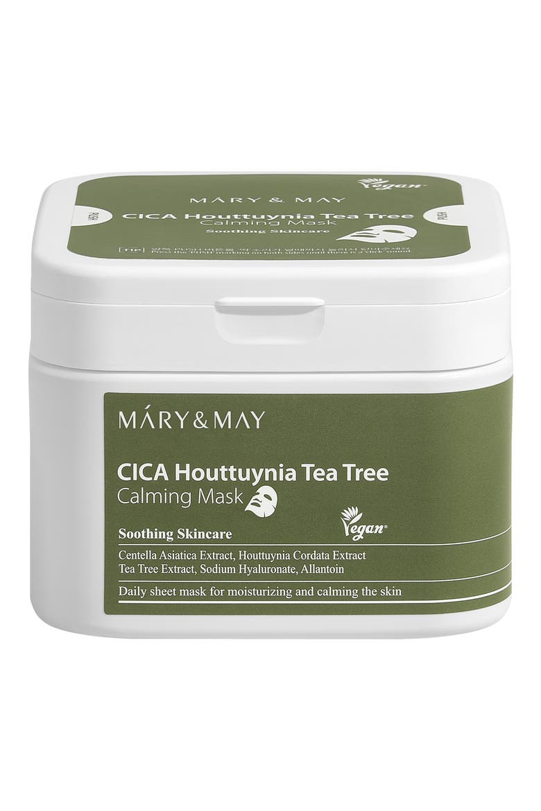 CICA Houttuynia Tea Trea Calming Mask, Main, color, NO COLOR