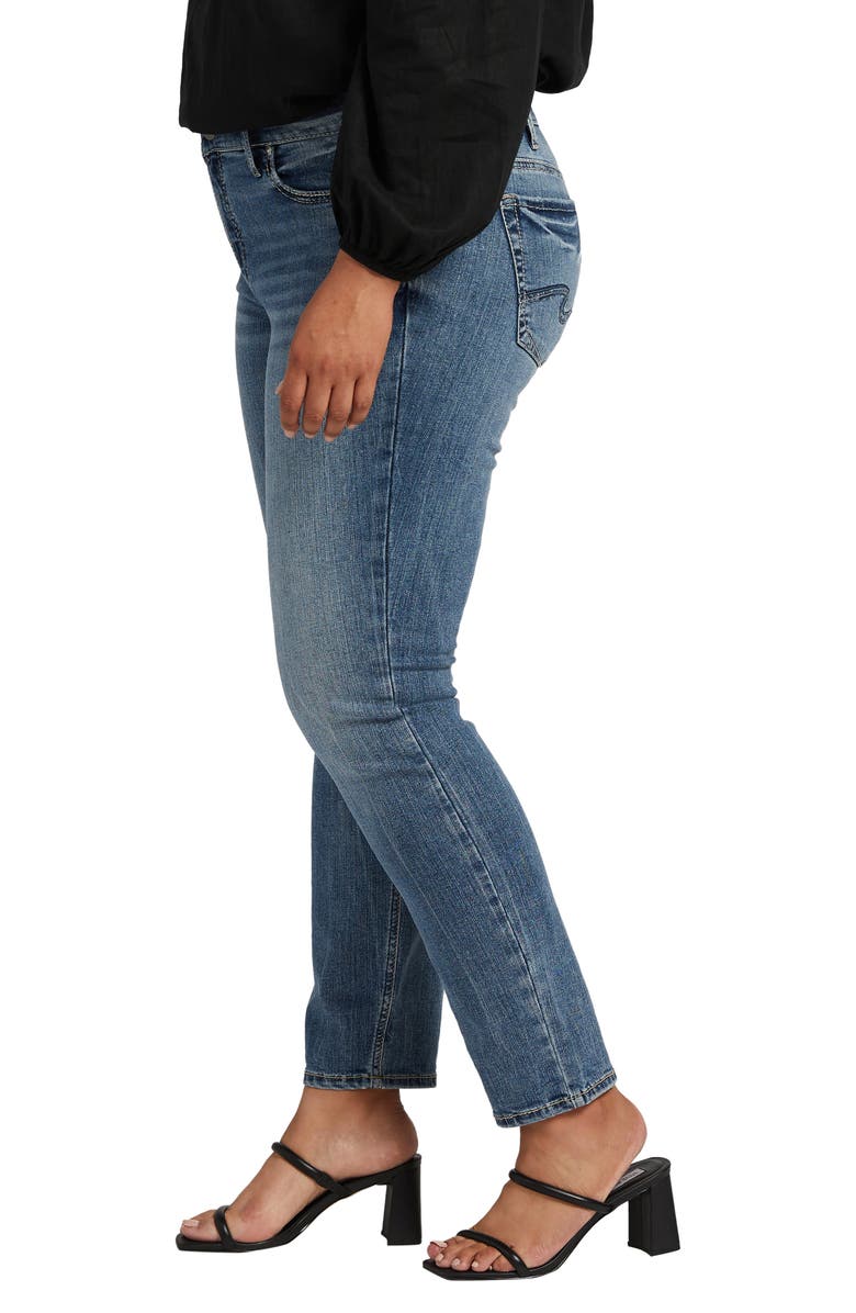 Silver Jeans Co. Suki Straight Leg Jeans, Alternate, color, 