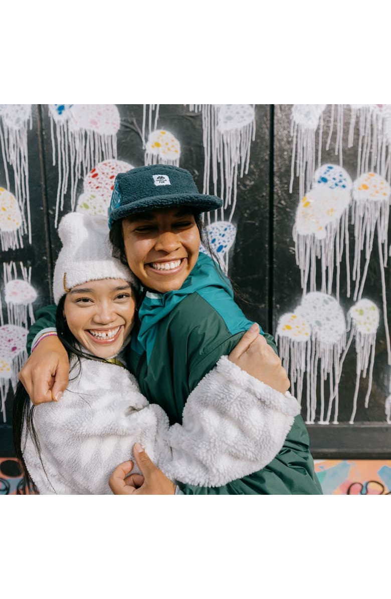 Turtle Fur Fleece Art 5-Panel Hat, Alternate, color, Whisper