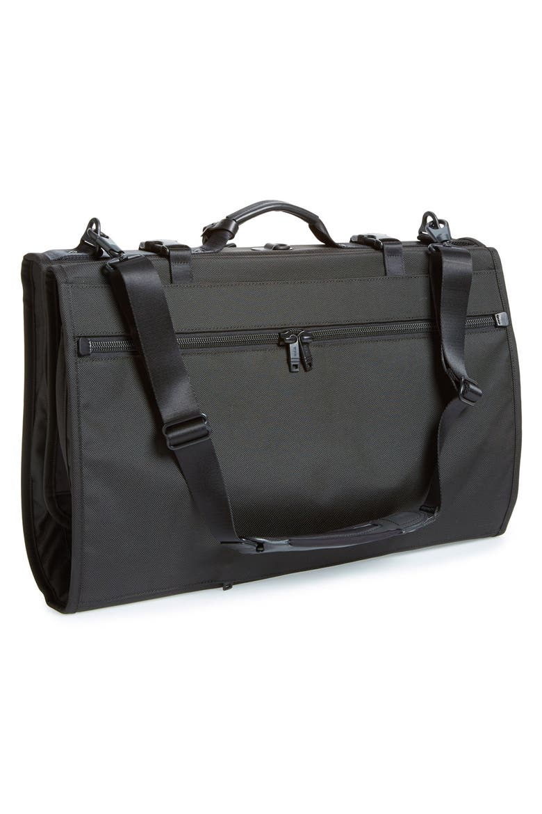 'Alpha 2' Trifold Carry-On Garment Bag, Alternate, color, BLACK