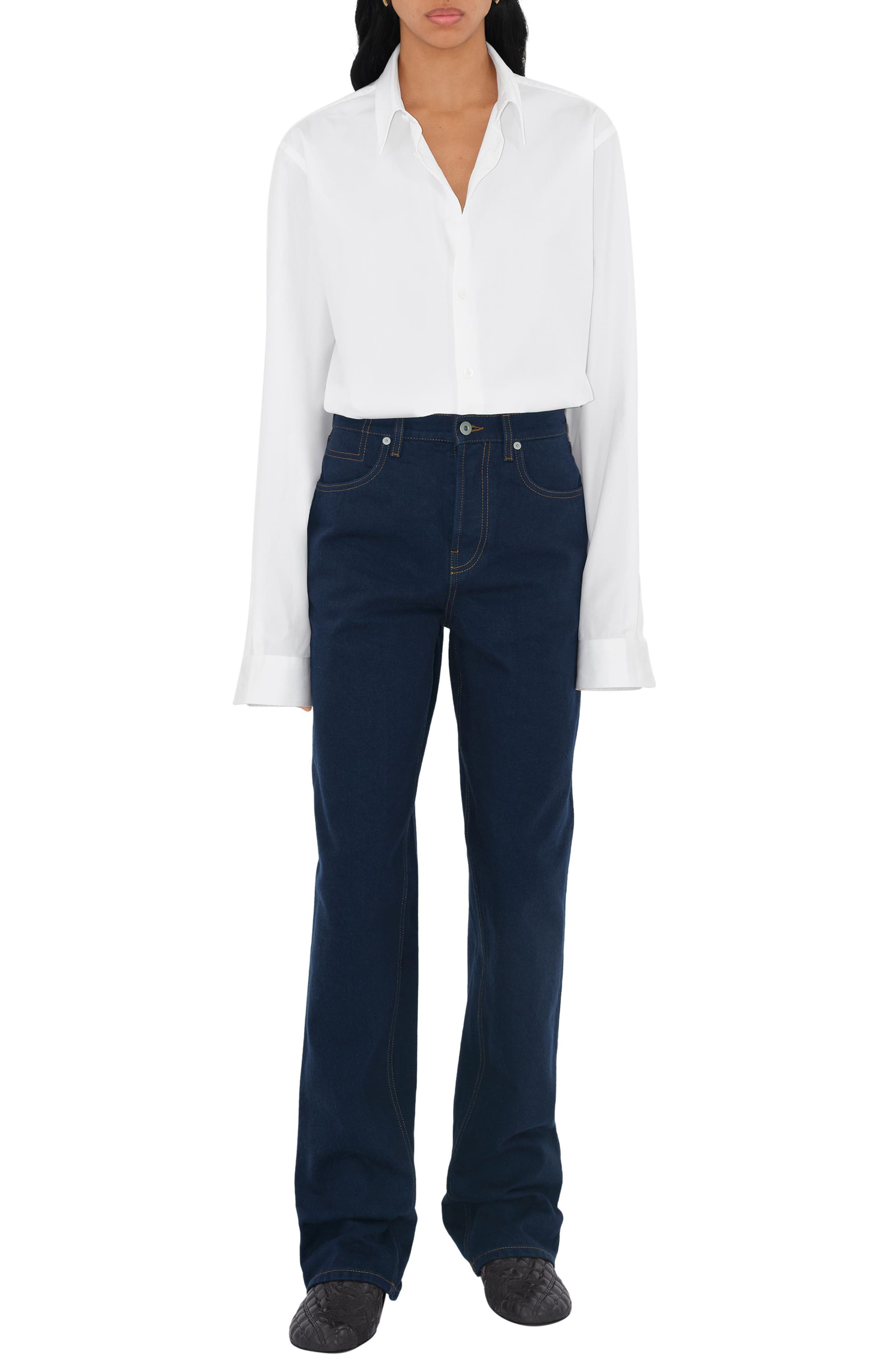 Burberry Baby EKD Kitten Heel Mule, Alternate, color, Lake