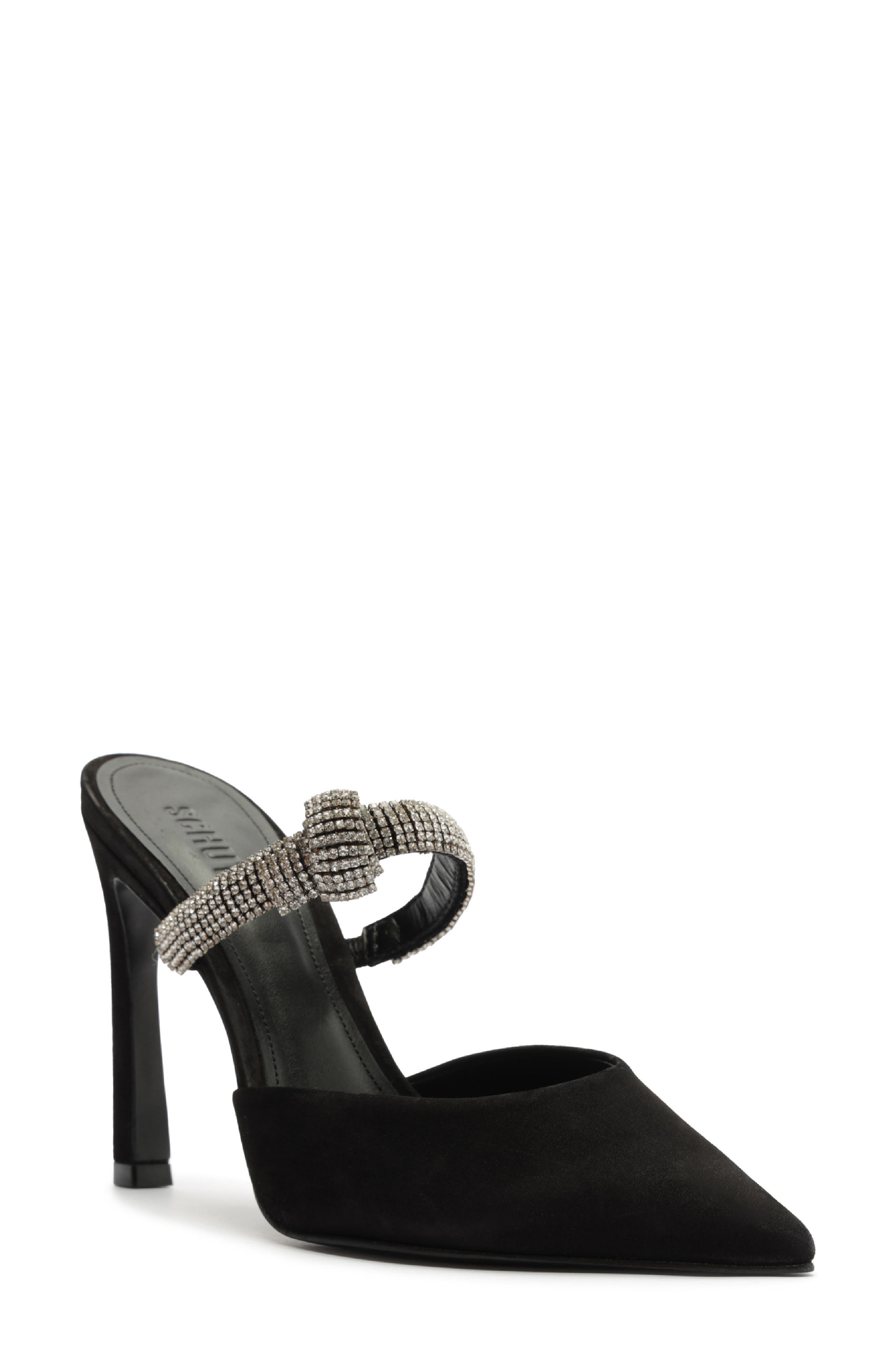Pearl Curve Mule, Main, color, BLACK