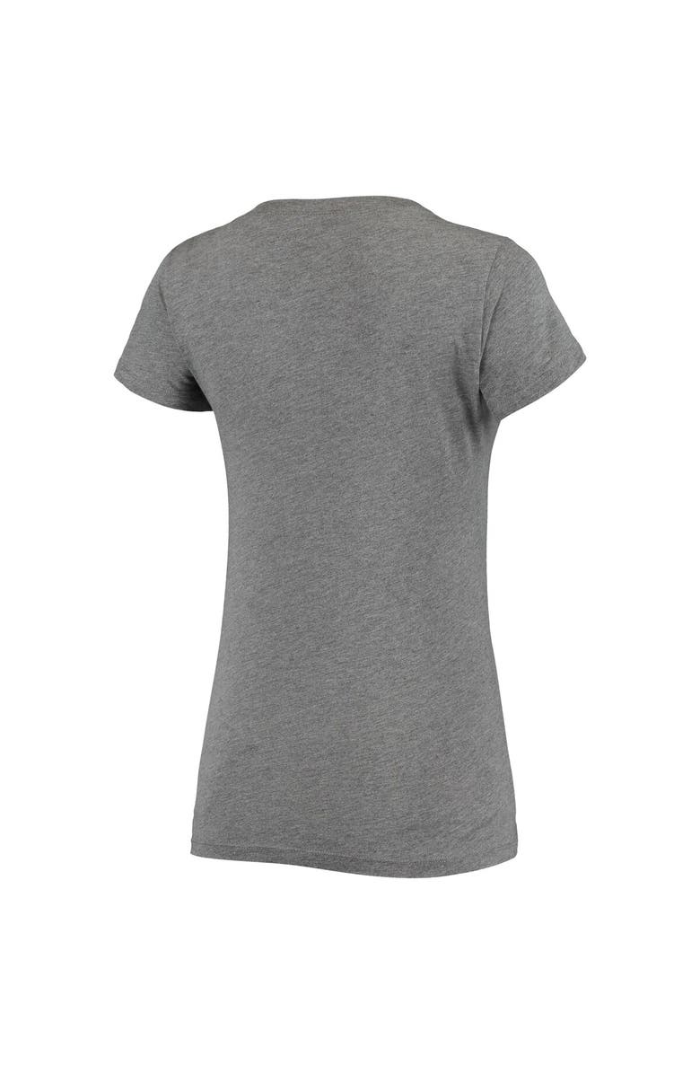 HOMEFIELD Women's Homefield Heathered Gray Minnesota Golden Gophers Vintage Ski-U-Mah Tri-Blend T-Shirt, Alternate, color, 