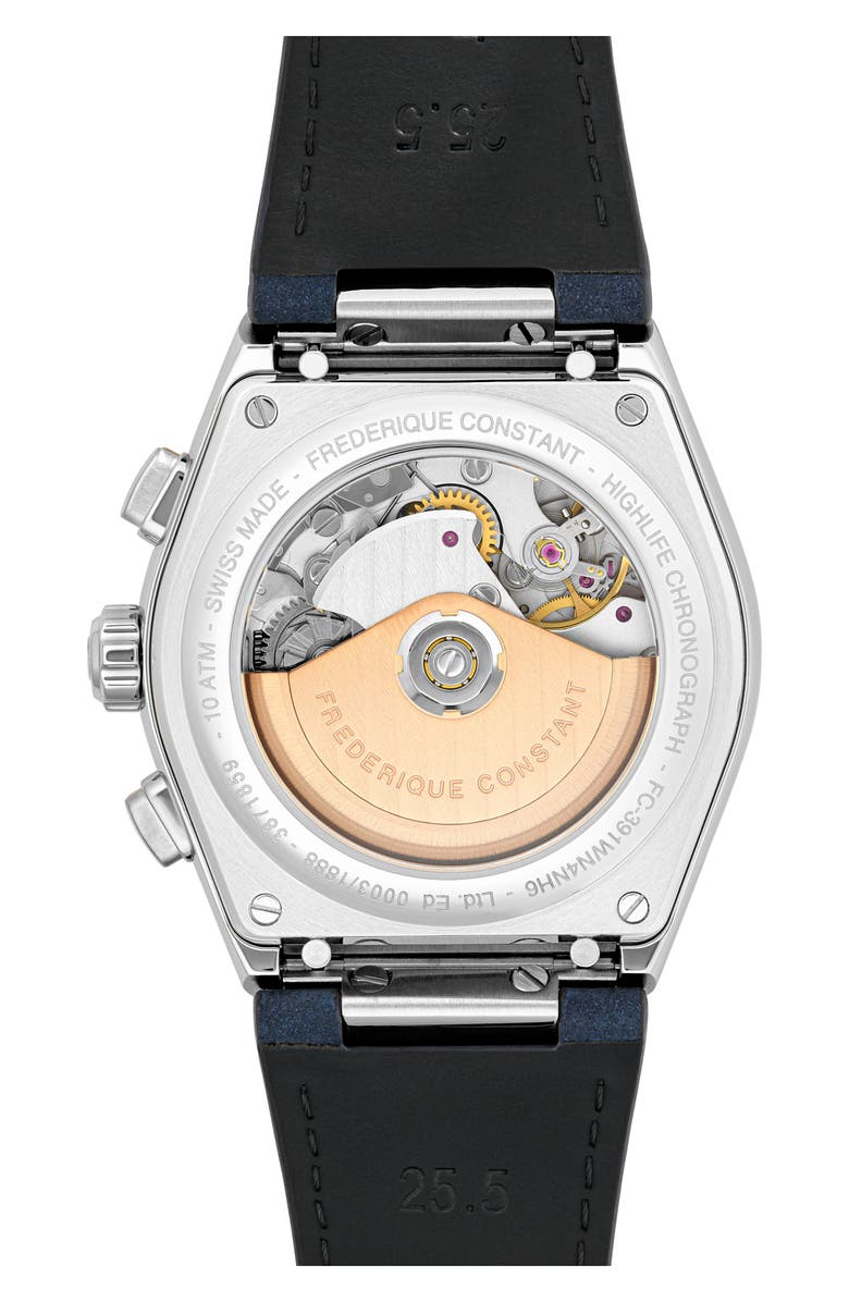 FREDERIQUE CONSTANT Highlife Chronograph Interchangeable Strap Watch, 41mm, Alternate, color,