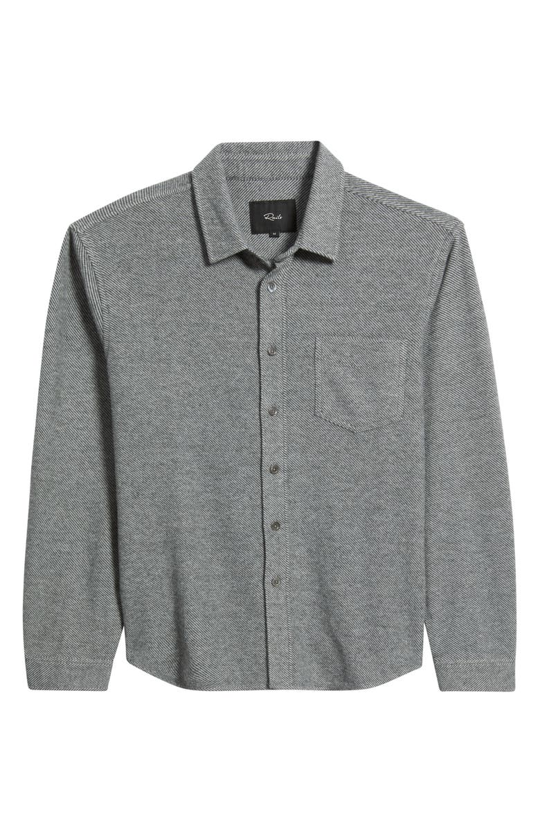 Rails Hawke Twill Button-Up Shirt, Alternate, color, Charcoal Twill