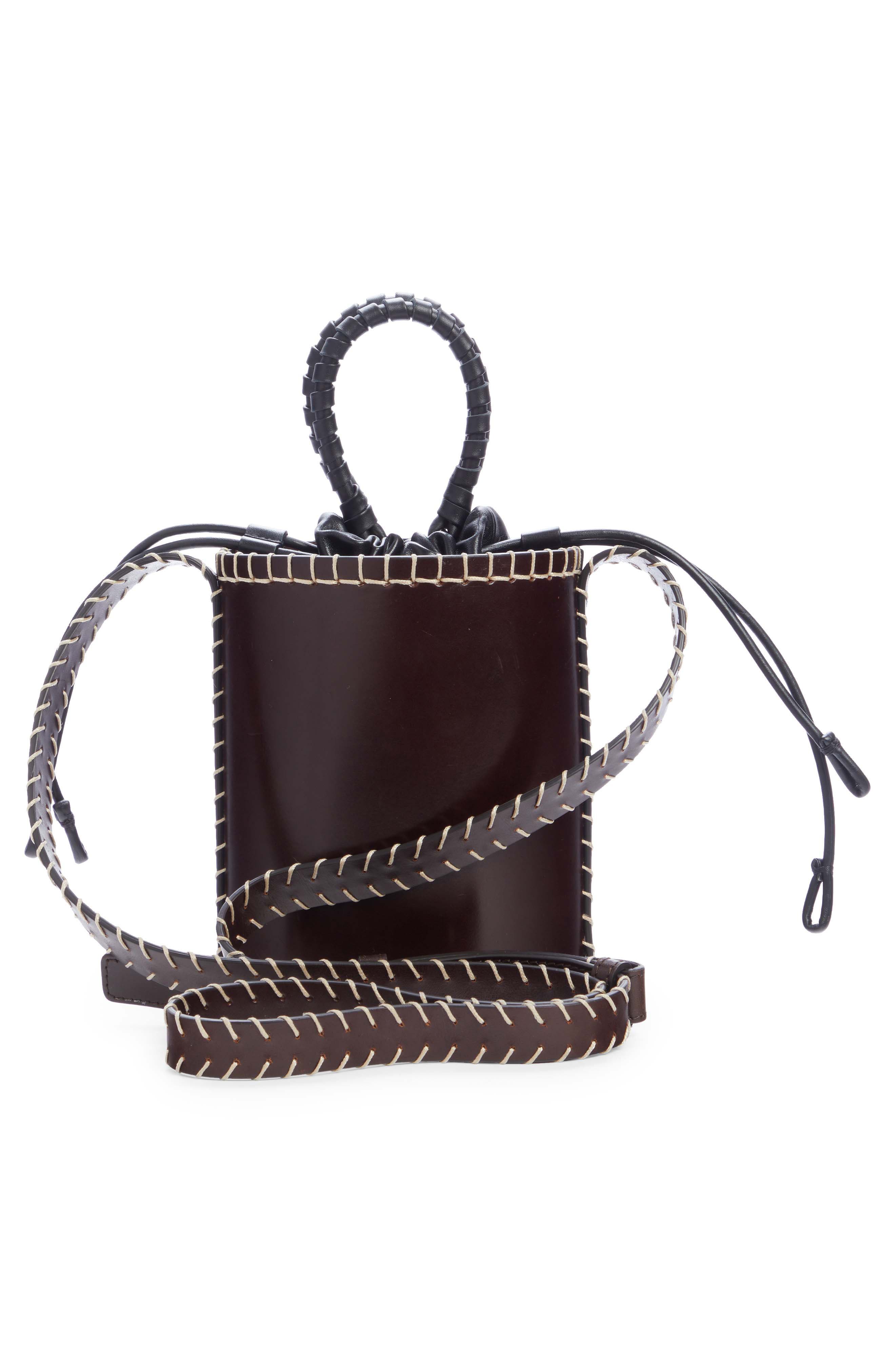 Chloé Lawson Mini Whipstitched Leather Bucket Bag (Women) | Nordstromrack