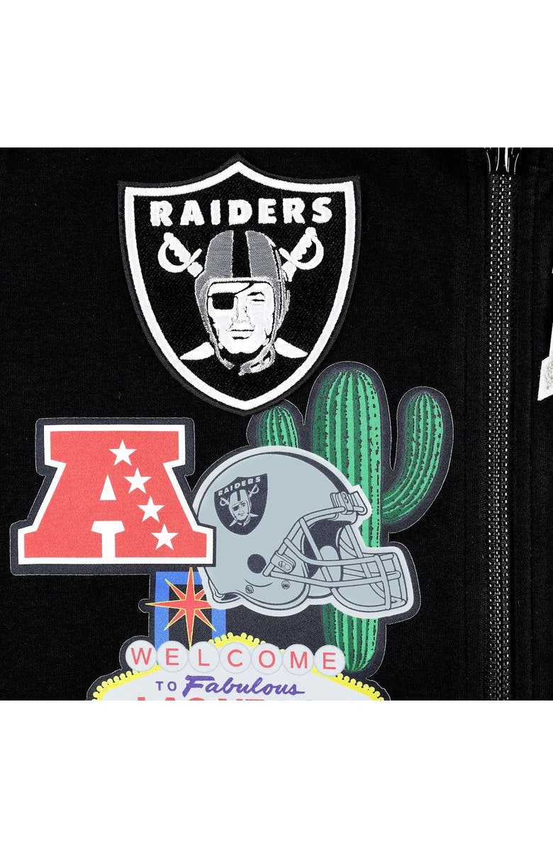 PRO STANDARD Men's Pro Standard Black Las Vegas Raiders Hometown Full-Zip Hoodie, Alternate, color, 