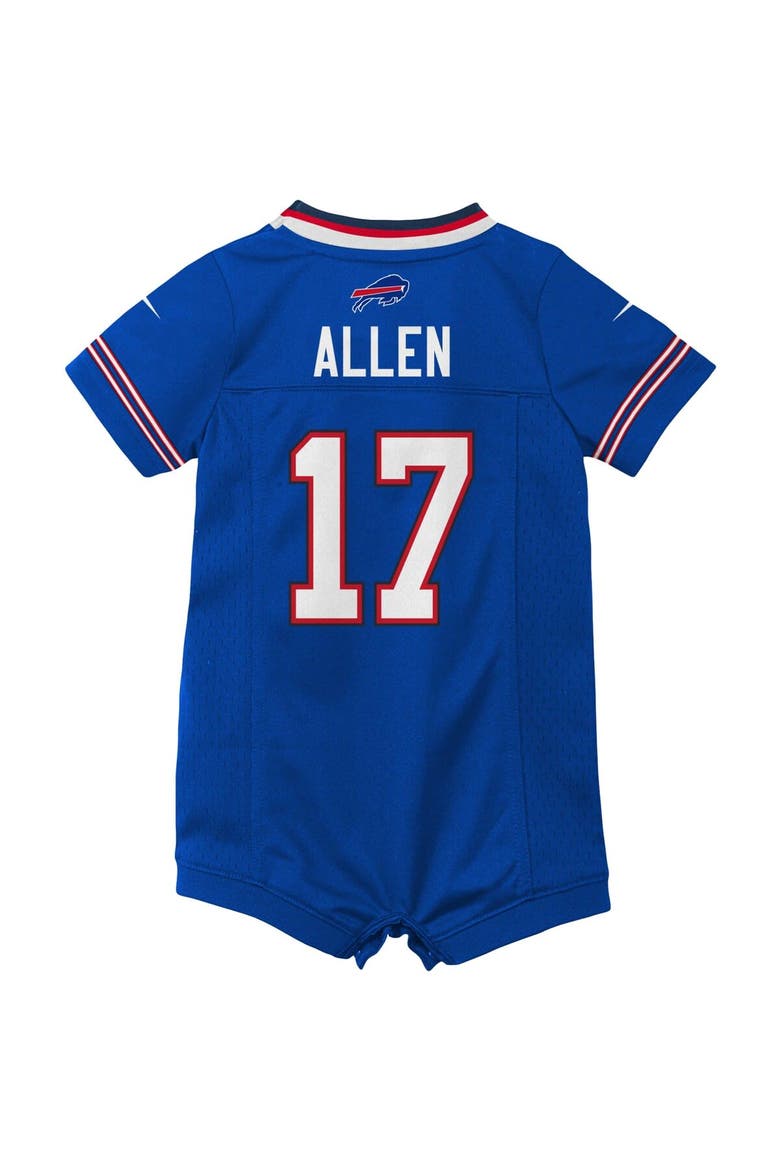 Newborn & Infant Nike Josh Allen Royal Buffalo Bills Romper Jersey, Alternate, color, Royal