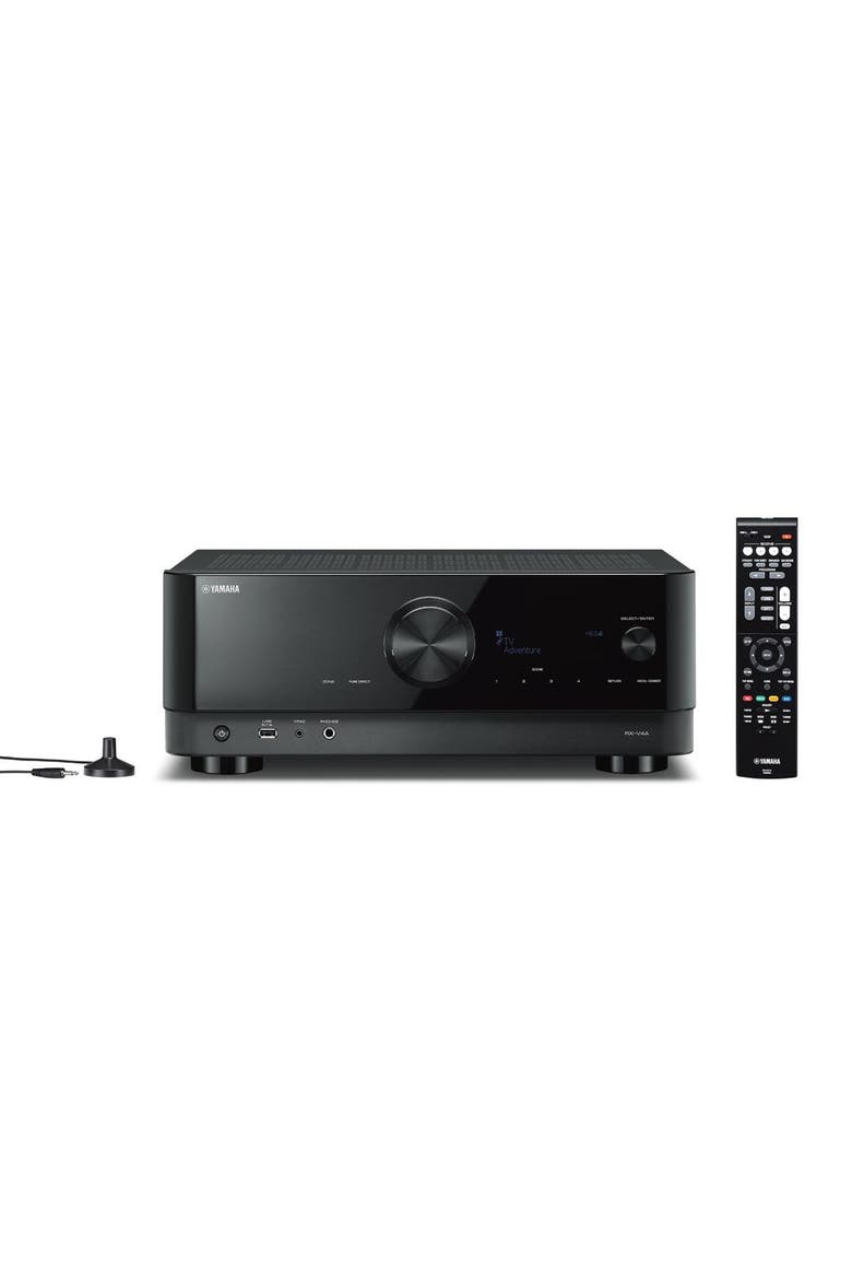 RX-V4 5.2-Channel AV Receiver with 8K HDMI and MusicCast, Alternate, color, Black