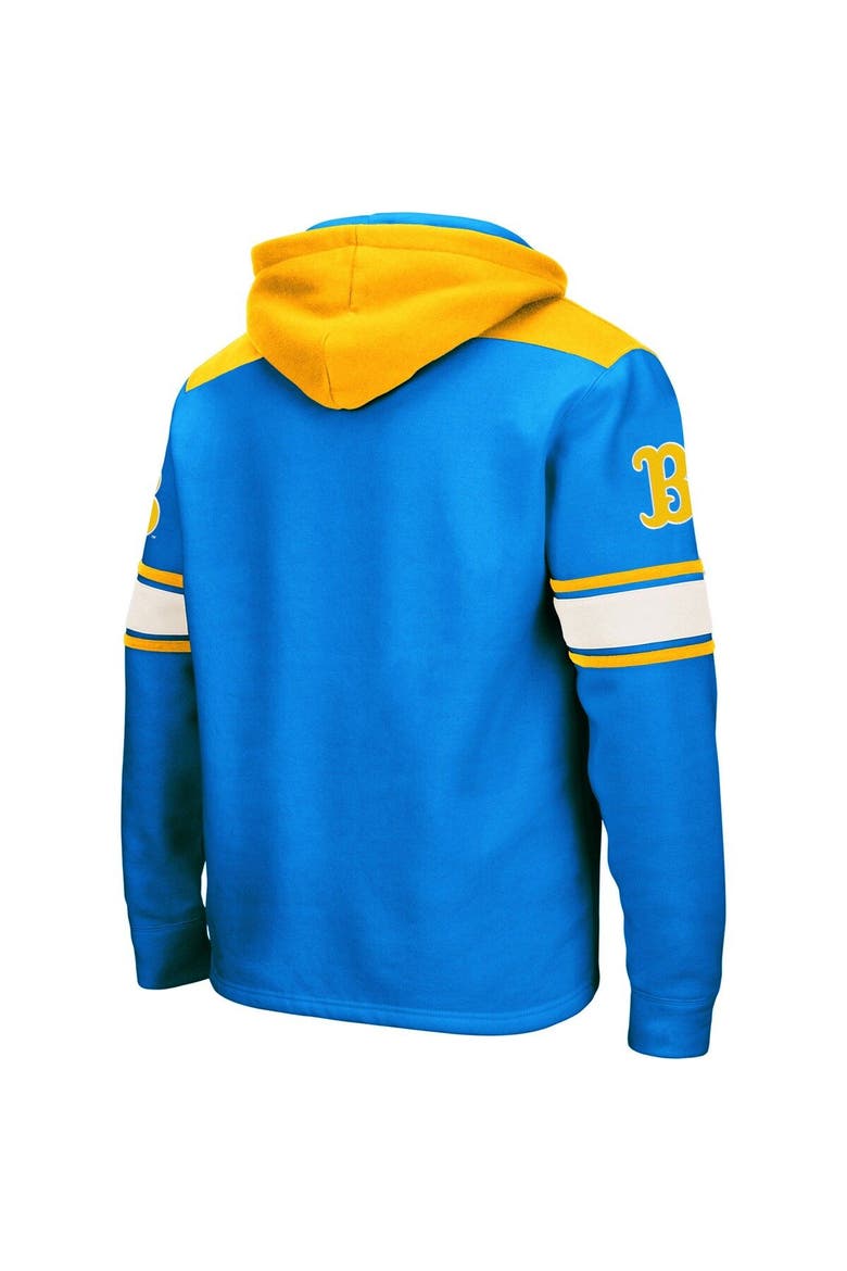 Men's Colosseum Blue UCLA Bruins 2.0 Lace-Up Pullover Hoodie, Alternate, color, Blue