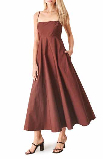 Sleeveless Cotton Midi Dress