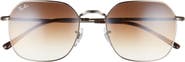 Ray-Ban 55mm Gradient Geometric Sunglasses