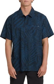 Billabong Surftrek Print Short Sleeve Button-Up Shirt