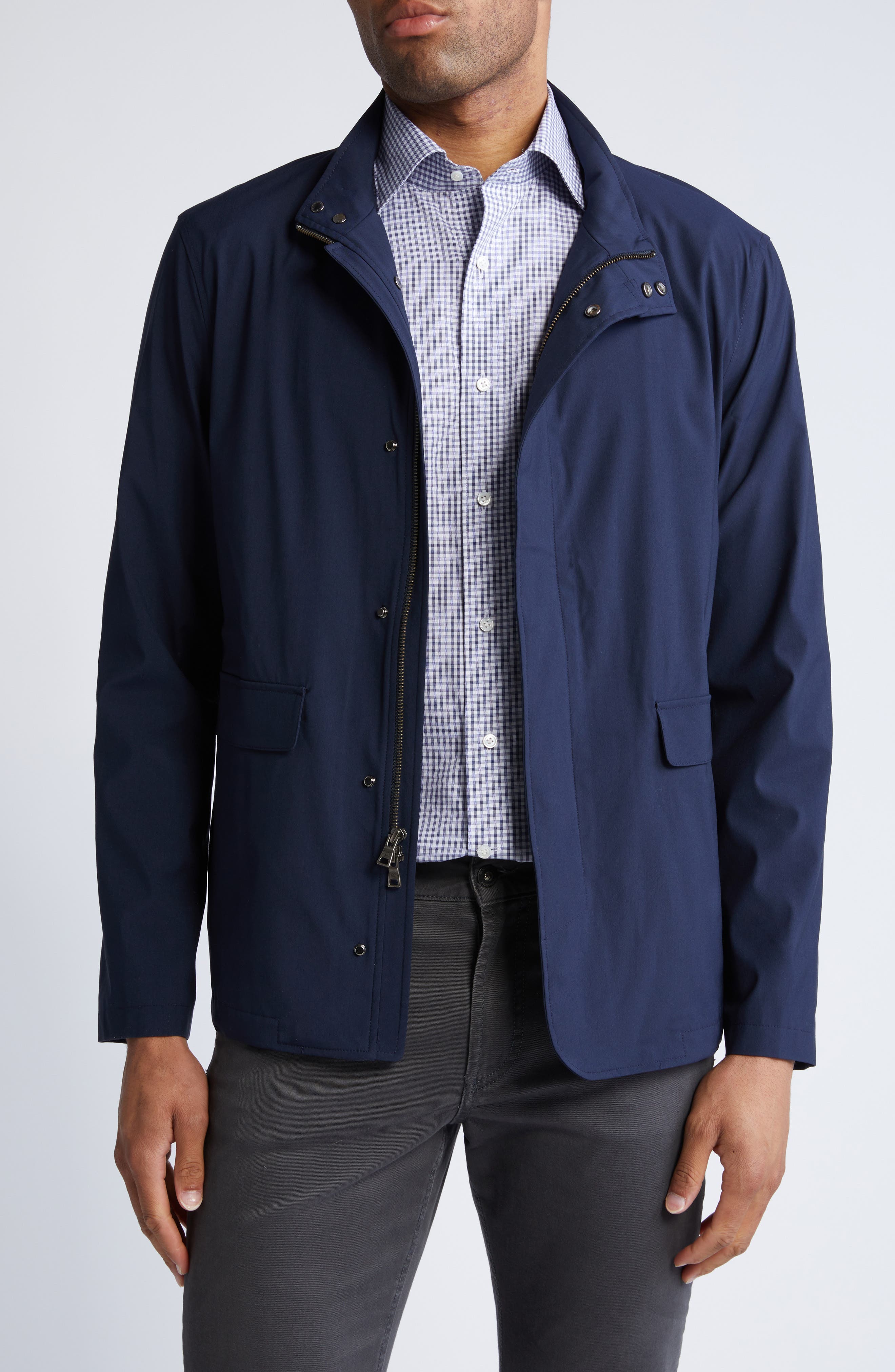 Peter Millar Excursionist Water Resistant Wool Coat
