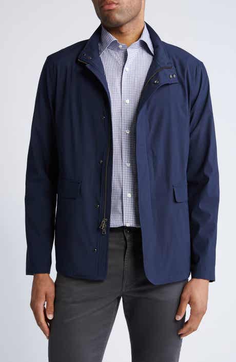 Peter Millar Excursionist Water Resistant Wool Coat