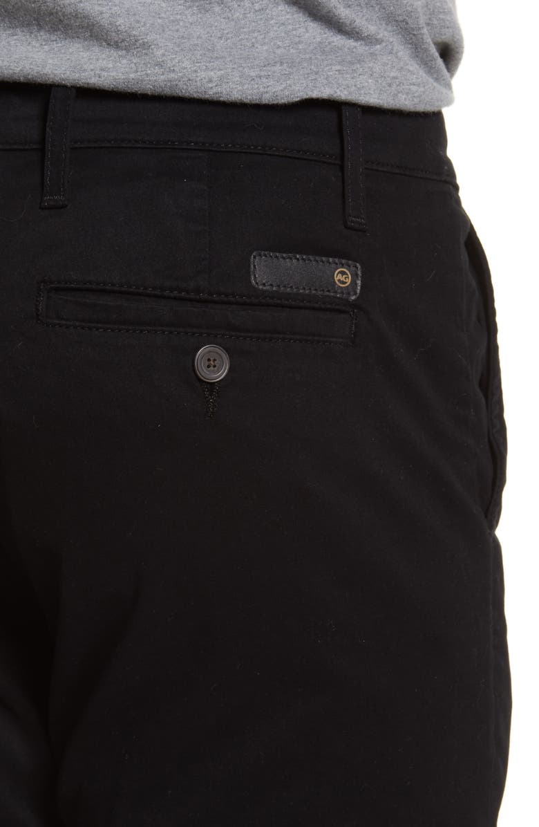 AG Jamison Slim Straight Leg Pants, Alternate, color, Super Black