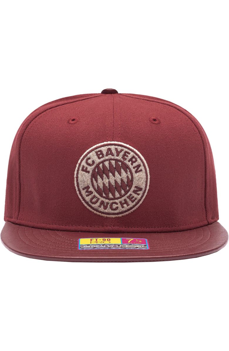 FAN INK Men's Red Bayern Munich Swatch Fitted Hat, Alternate, color, 
