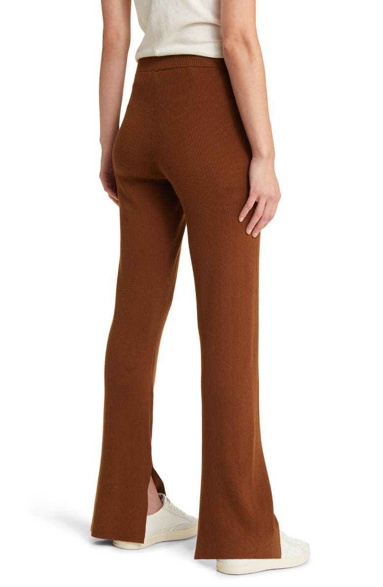 Rails Jules Rib Cotton Blend Knit Pants, Alternate, color, Fox