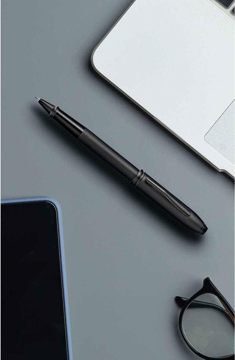 A.T. Cross Townsend Rollerball Pen, Alternate, color, Black Pvd