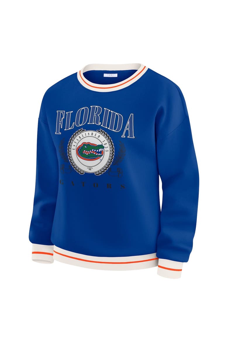 Women's WEAR by Erin Andrews Royal Florida Gators Seal Sweatshirt, Alternate, color, Royal