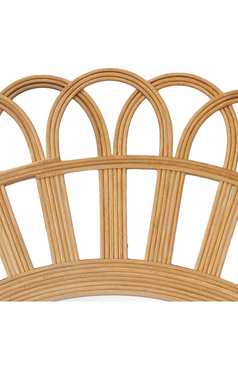 GINGER BIRCH STUDIO Rattan Starburst Wall Mirror, Alternate, color, 