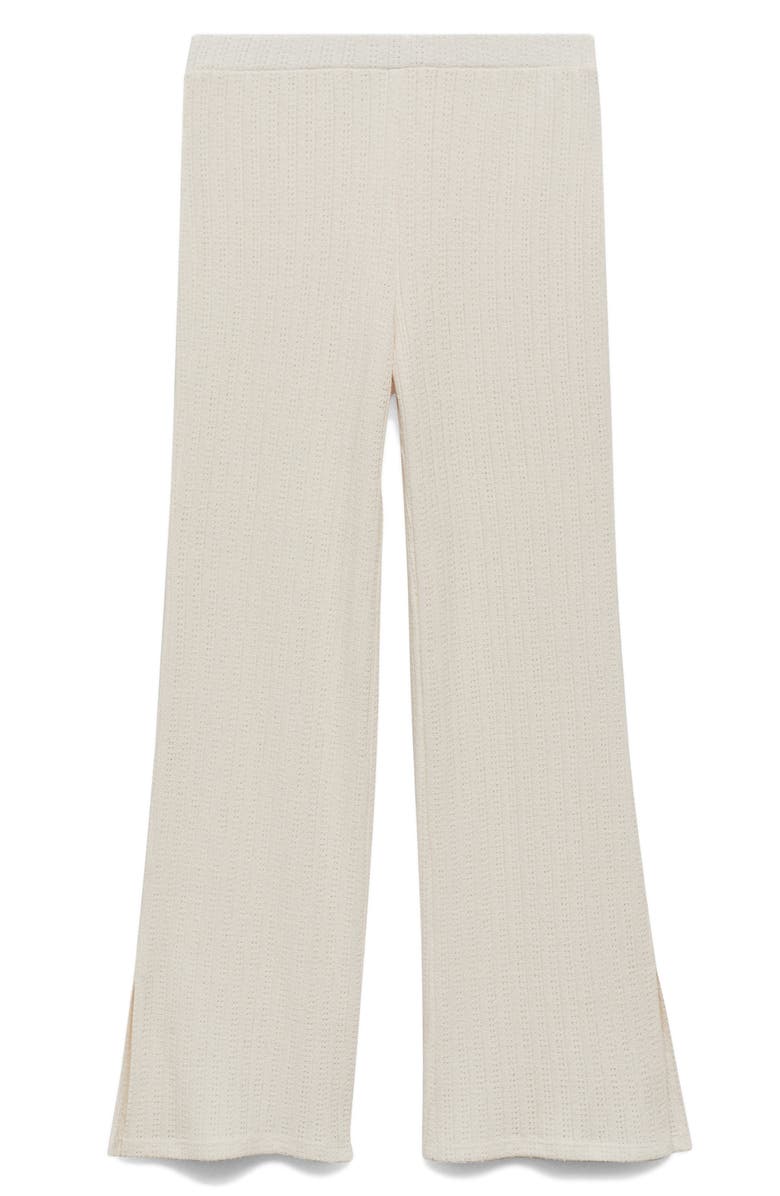 MANGO Open Stitch Sweater Pants, Main, color,